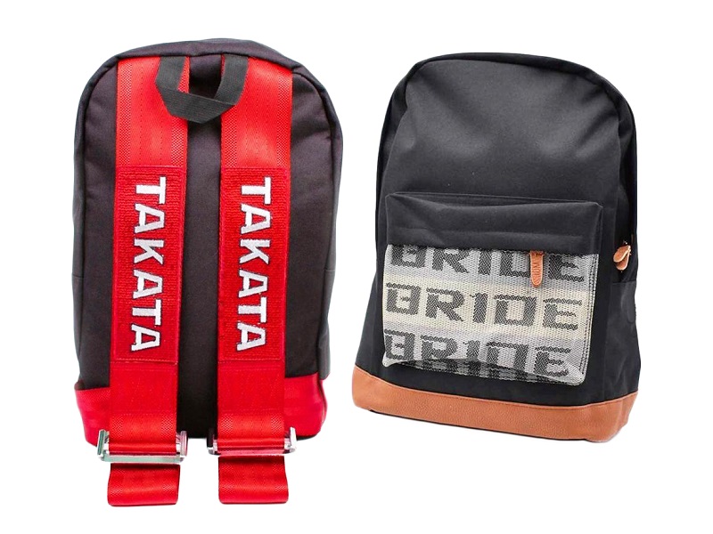 Рюкзак Bride ремни Takata красные