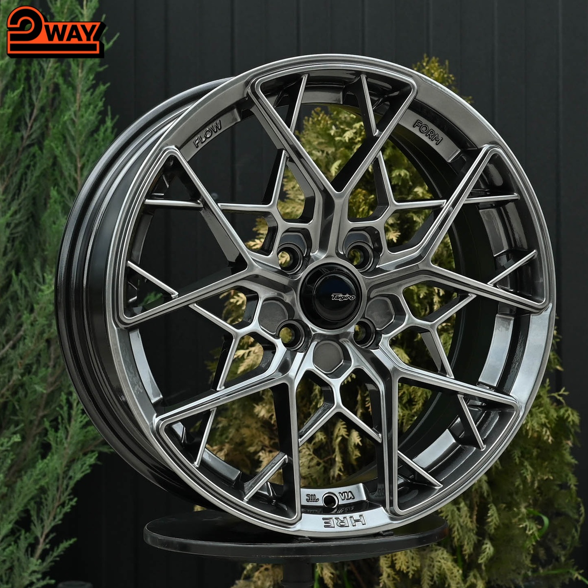 R16 HRE FF10 Стиль 6.5J ET38 4*100 Темный хром
