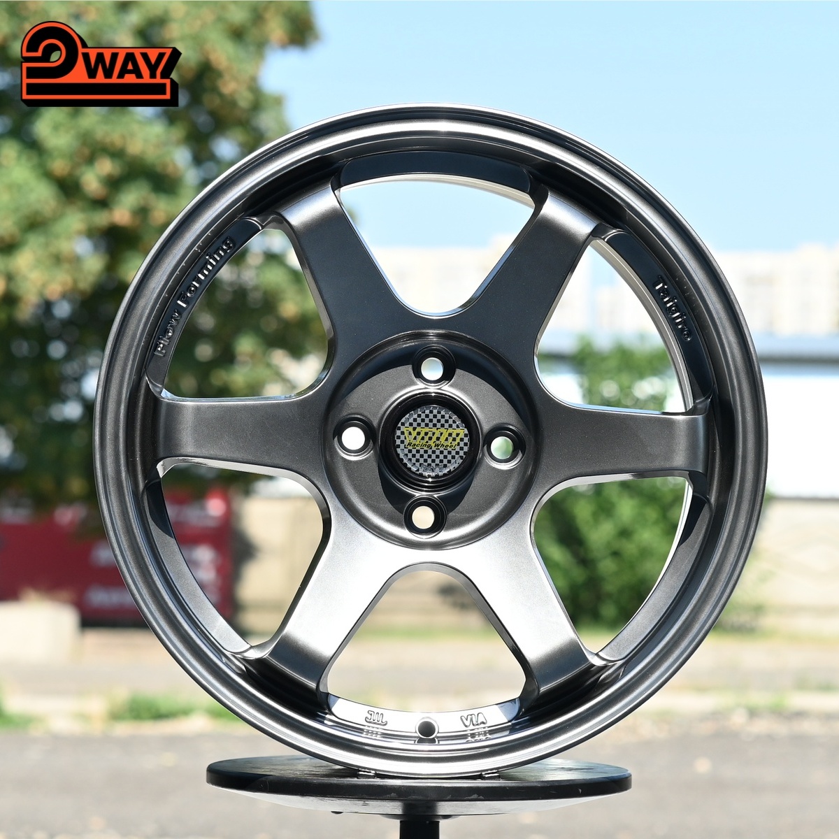 R16 Taigiro Street 7.0J ET35 4*100 Темный хром