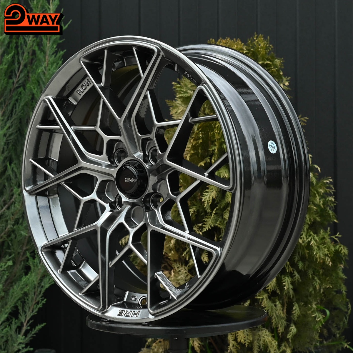 R16 HRE FF10 Стиль 6.5J ET38 4*100 Темный хром