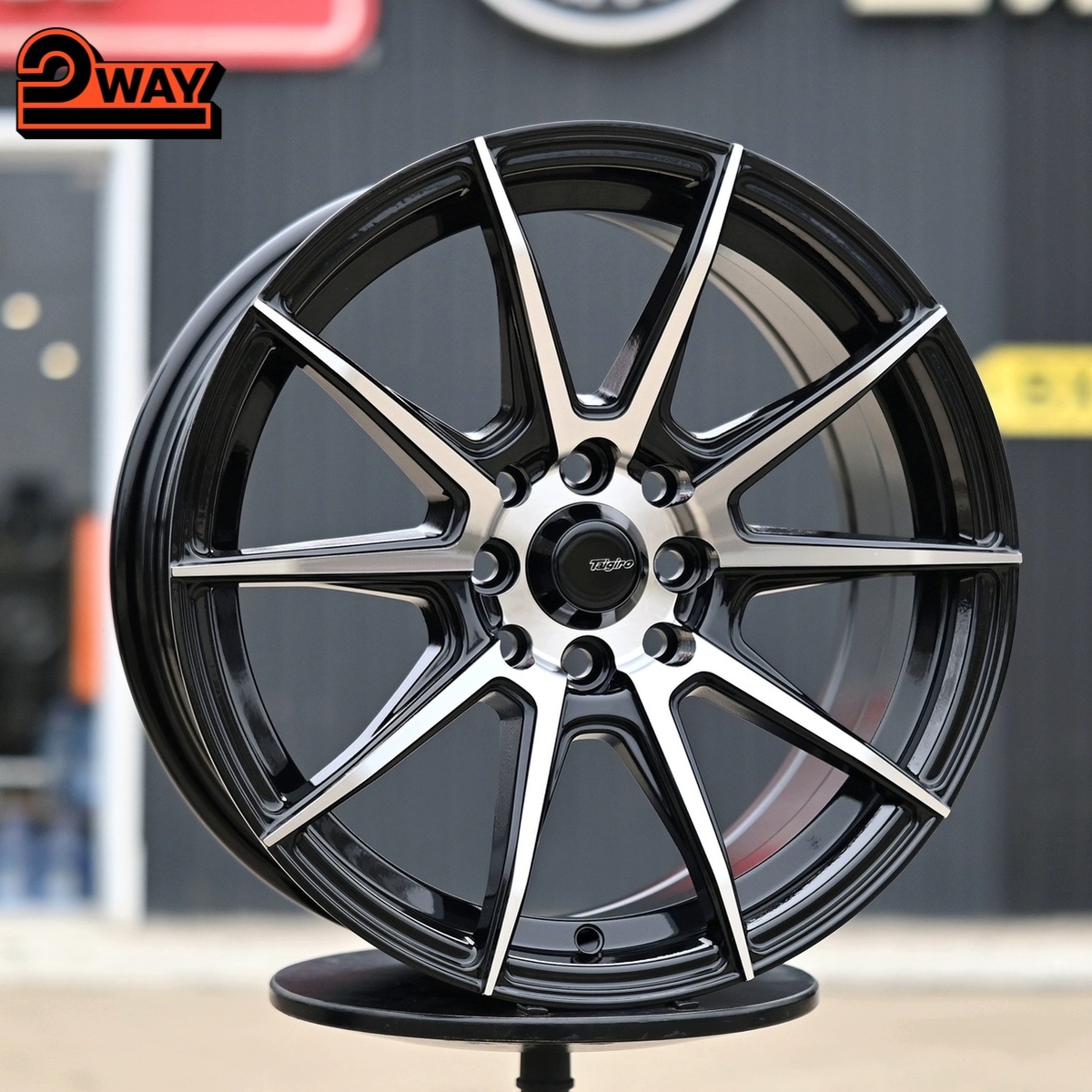 R16 Taigiro Spider 7.0J ET35 4*100/114.3 Черный ФЗ