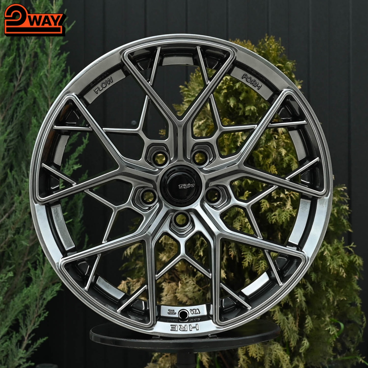 R16 HRE FF10 Стиль 6.5J ET38 5*100 Темный хром