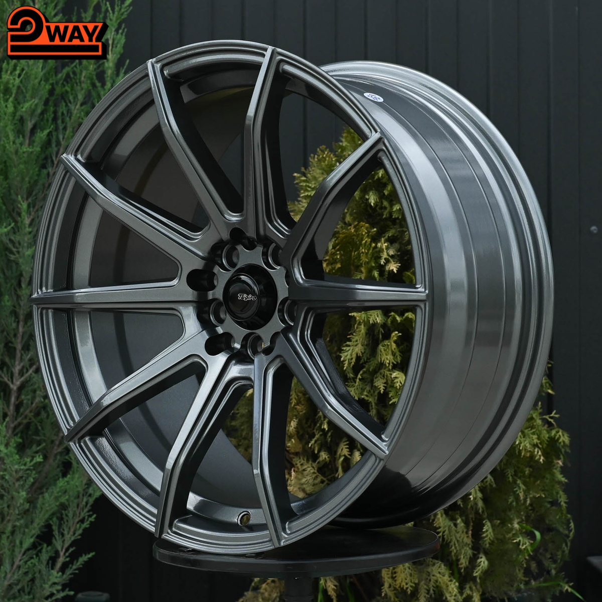 R18 Taigiro Spider 8.0J ET30 5*108/112 Графит