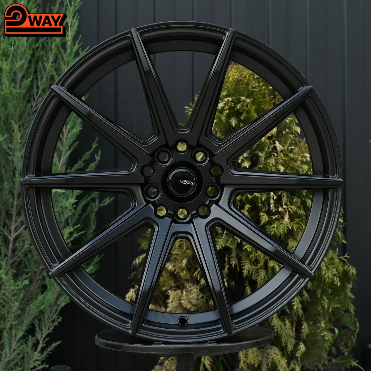 R18 Taigiro Spider 8.0J ET30 5*100/114.3 Черный