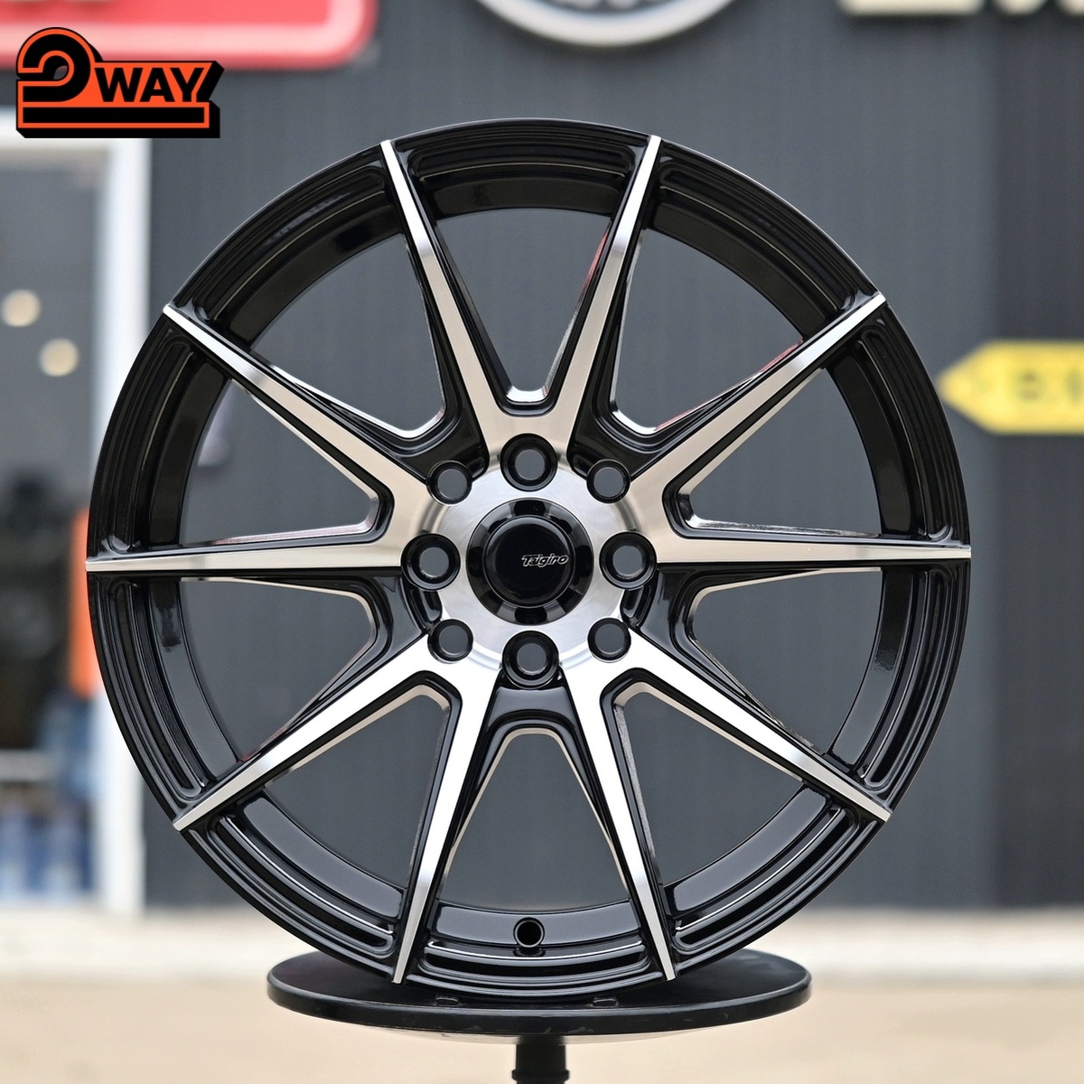 R16 Taigiro Spider 7.0J ET35 4*100/114.3 Черный ФЗ