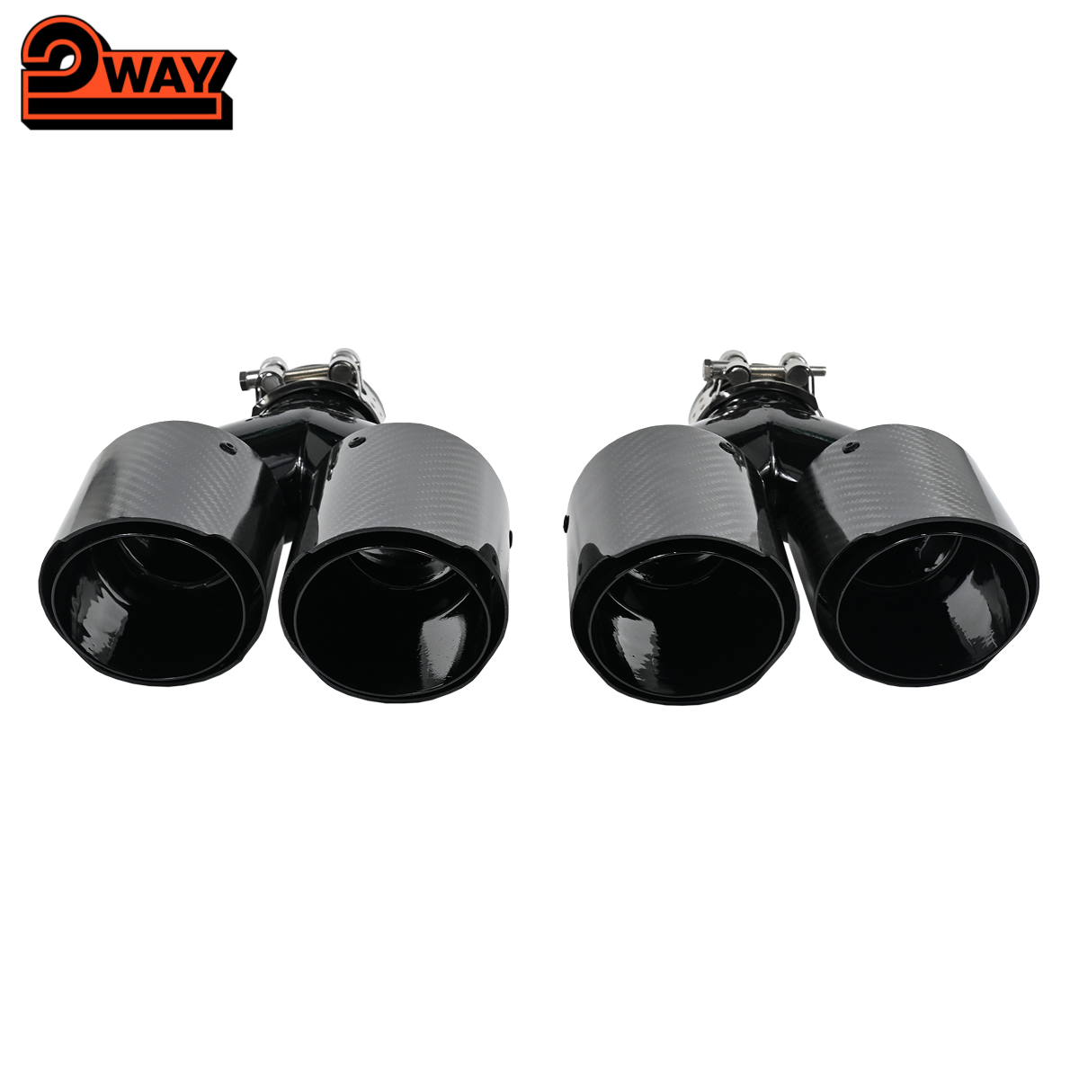 Насадка Akrapovic двойная №146 63*89 правая