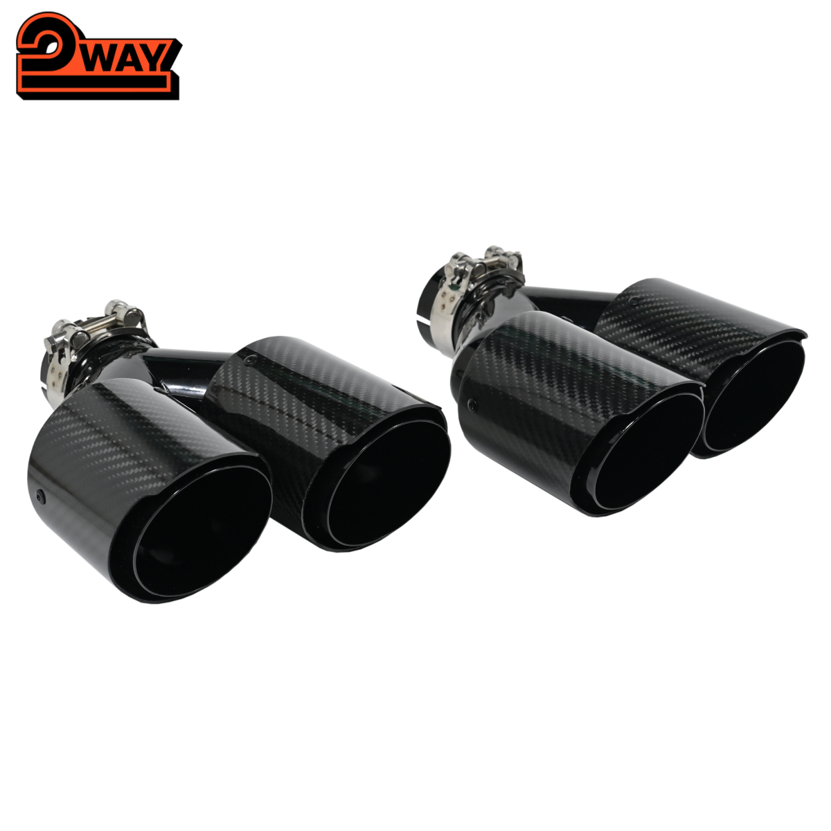 Насадка Akrapovic двойная №146 63*89 правая
