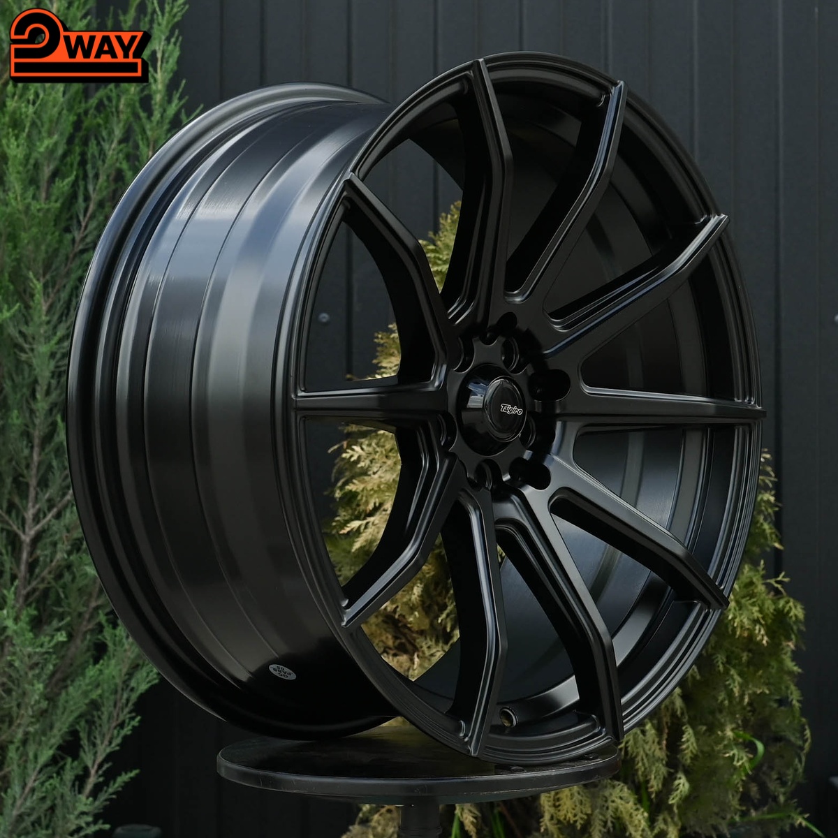 R18 Taigiro Spider 8.0J ET30 5*100/114.3 Черный