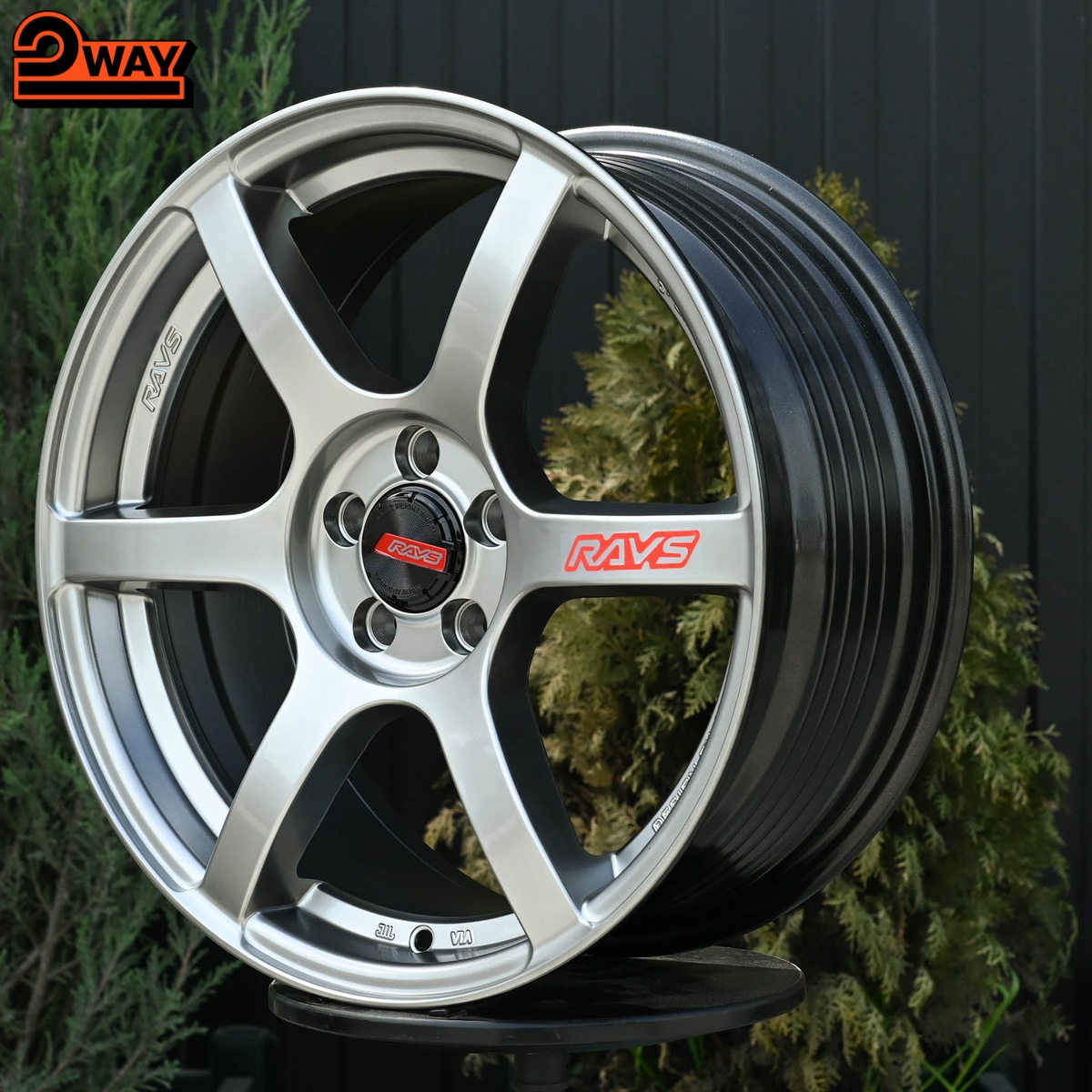 R17 Taigiro F203 7.5J ET40 5*100 Темный хром