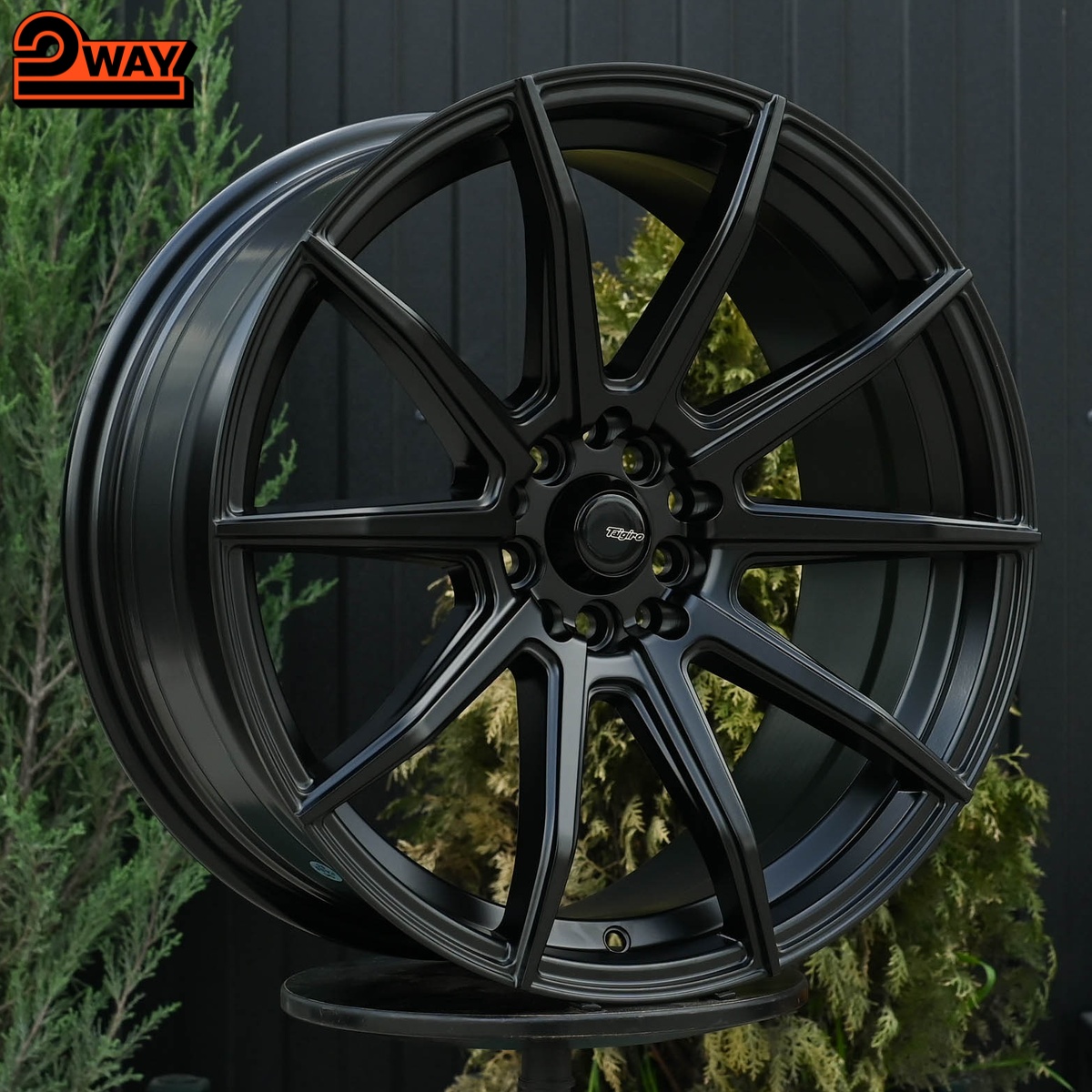 R18 Taigiro Spider 8.0J ET30 5*100/114.3 Черный