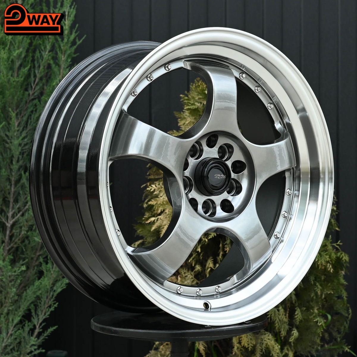 R17 SSR SP1 Стиль 7.5J ET38 5*100/114.3  Темный хром