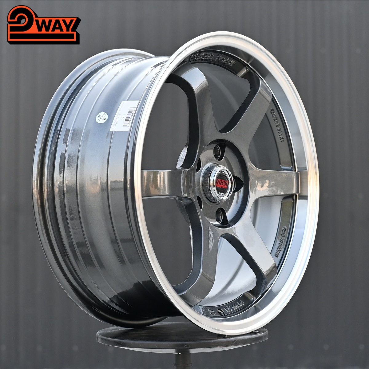 R18 Volk Racing TE37SL Стиль 8.0J ET38 5*114.3 Графит