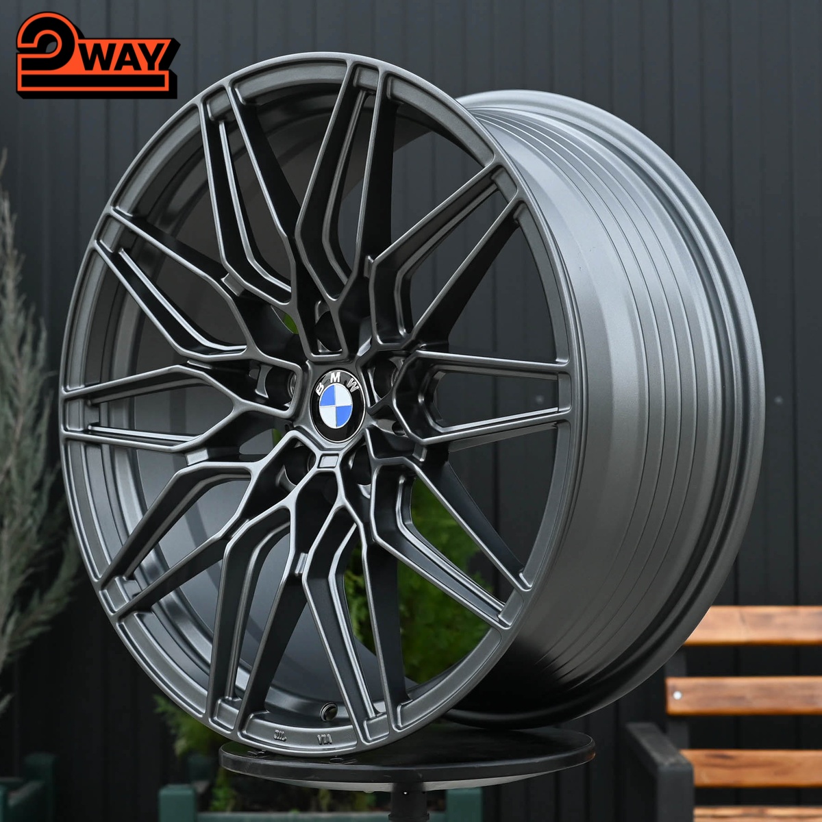 R19 Taigiro M-Стиль 8.5J ET35 5*112 Графит
