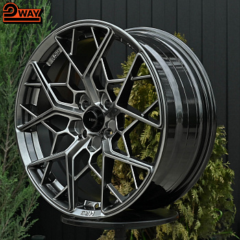 R17 HRE FF10 Стиль 7.5J ET42 4*100 Темный хром